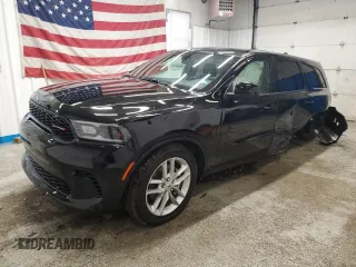 2025 Dodge Durango GT with VIN 1C4RDJDG1SC536787, listed as a Copart auction lot 62940135 with 4,102 mi miles and Salvage title. Bid and sale history available at DreamBid. Image 1.
