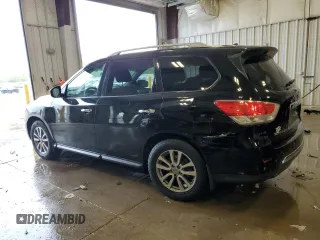 2015 Nissan Pathfinder SL with VIN 5N1AR2MM5FC714180, listed as a Copart auction lot 56580415 with 124,512 mi miles and Non repairable. Bid and sale history available at DreamBid. Image 2.