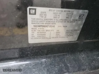 2017 Chevrolet Silverado 1500 Custom with VIN 1GCVKPEH6HZ126345, listed as a Copart auction lot 51174464 with 66,764 mi miles and Salvage Title. Bid and sale history available at carsss.com. Image 14.