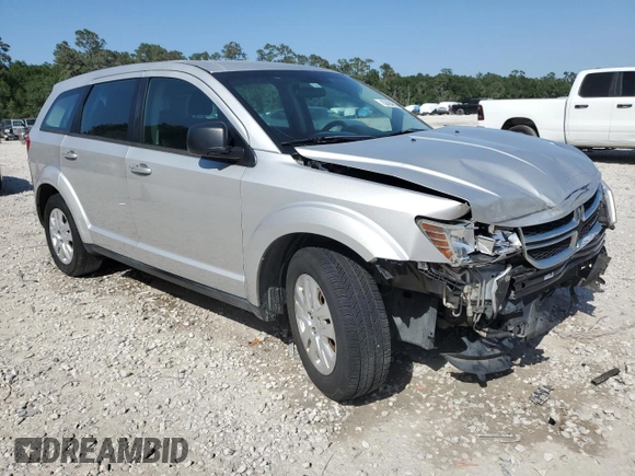 2013 Dodge Journey American Value with VIN 3C4PDCAB1DT715799, listed as a Copart auction lot 52404815 with 185,559 mi miles and Salvage Title. Bid and sale history available at DreamBid. Image 4.