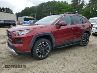 2019 Toyota RAV4 Adventure with VIN 2T3J1RFVXKW027360, listed as a Copart auction lot 61190445 with 48,588 mi miles and Salvage title. Bid and sale history available at DreamBid. Image 1.