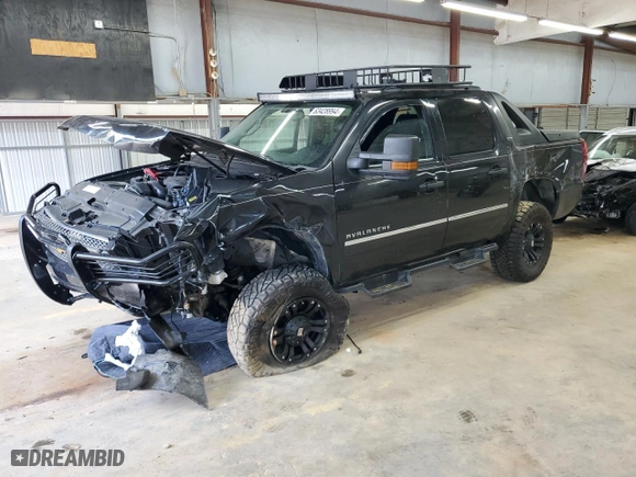2010 Chevrolet Avalanche LTZ with VIN 3GNVKGE01AG226716, listed as a Copart auction lot 63428994 with 0 mi miles and Salvage Title. Bid and sale history available at carsss.com. Image 1.