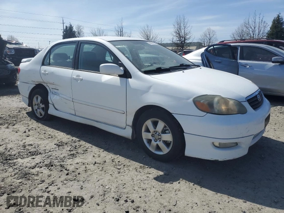 2005 Toyota Corolla CE with VIN 1NXBR32E25Z463861, listed as a Copart auction lot 50050125 with 218,974 mi miles and Salvage Title. Bid and sale history available at DreamBid. Image 4.