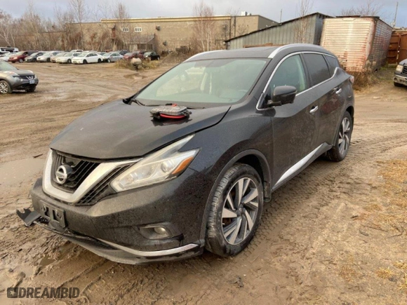 2016 Nissan Murano S with VIN 5N1AZ2MH3GN115464, listed as a Copart auction lot 79842634 with 282,302 mi miles and Clean Title. Bid and sale history available at carsss.com. Image 1.