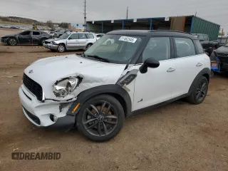 2013 MINI Countryman S ALL4 with VIN WMWZC5C52DWP32567, listed as a Copart auction lot 51462345 with 109,264 mi miles and Salvage Title. Bid and sale history available at DreamBid. Image 1.