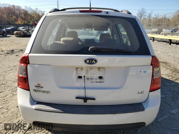 2008 Kia Rondo LX with VIN KNAFG525387174687, listed as a Copart auction lot 79682984 with 125,791 mi miles and Salvage Title. Bid and sale history available at carsss.com. Image 6.