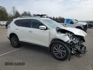 2016 Nissan Rogue SL with VIN 5N1AT2MV0GC767445, listed as a Copart auction lot 51043125 with 94,804 mi miles and Salvage Title. Bid and sale history available at DreamBid. Image 4.
