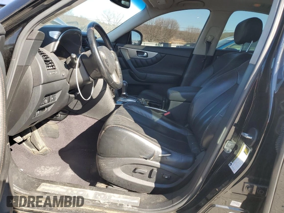 2016 Infiniti QX70 with VIN JN8CS1MU2GM670540, listed as a Copart auction lot 48196665 with Not Provided miles and Salvage Title. Bid and sale history available at DreamBid. Image 7.