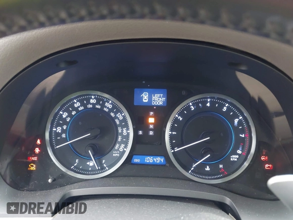 2013 Lexus IS 250 с VIN JTHBF5C25D5186028, выставлен на аукционе IAAI как лот 42201419 с пробегом 106 494 миль миль и . История ставок и продаж доступна на DreamBid. Изображение 7.
