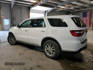 2016 Dodge Durango SXT with VIN 1C4RDJAG7GC460343, listed as a Copart auction lot 60974975 with 59,783 mi miles and Salvage title. Bid and sale history available at DreamBid. Image 2.