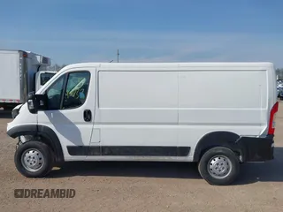 2023 Ram ProMaster Cargo with VIN 3C6LRVAG4PE595603, listed as a IAAI auction lot 42090733 with 29,967 mi miles and . Bid and sale history available at DreamBid. Image 15.