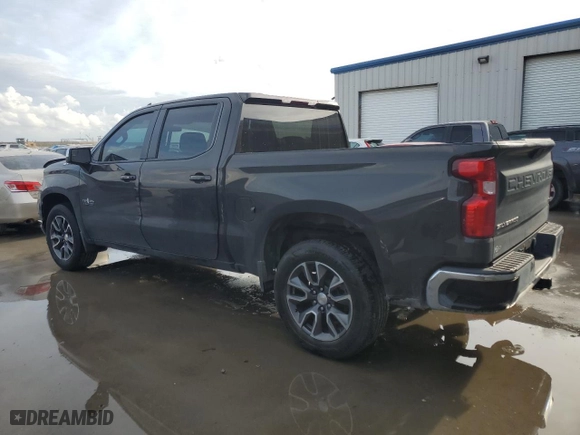 2021 Chevrolet Silverado 1500 LT with VIN 3GCPWCED3MG482734, listed as a Copart auction lot 43966285 with 87,359 mi miles and Salvage Title. Bid and sale history available at carsss.com. Image 2.