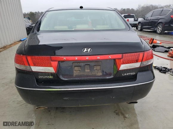 2007 Hyundai Azera SE with VIN KMHFC46F17A231820, listed as a Copart auction lot 46066755 with 56,813 mi miles and Salvage Title. Bid and sale history available at carsss.com. Image 6.