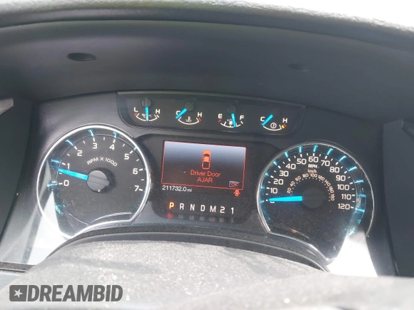 2014 Ford F-150 XL with VIN 1FTFW1EF9EKD06346, listed as a IAAI auction lot 42565707 with 211,732 mi miles and . Bid and sale history available at DreamBid. Image 7.