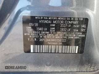 2019 Hyundai Accent SE with VIN 3KPC24A34KE056122, listed as a Copart auction lot 85524044 with 49,816 mi miles and Salvage Title. Bid and sale history available at carsss.com. Image 15.