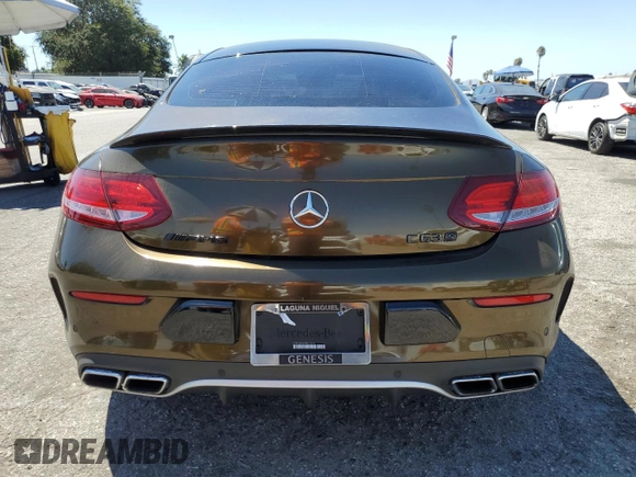 2017 Mercedes-Benz C 63 S AMG with VIN WDDWJ8HBXHF503674, listed as a Copart auction lot 68567474 with 45,088 mi miles and Clean Title. Bid and sale history available at carsss.com. Image 6.