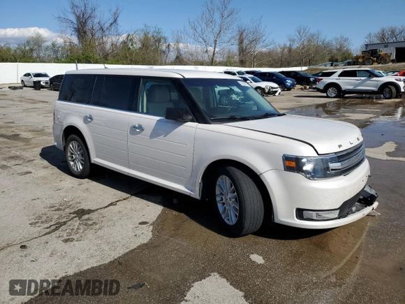 2019 Ford Flex SEL with VIN 2FMGK5C83KBA01423, listed as a Copart auction lot 51986795 with 46,847 mi miles and Salvage Title. Bid and sale history available at carsss.com. Image 4.