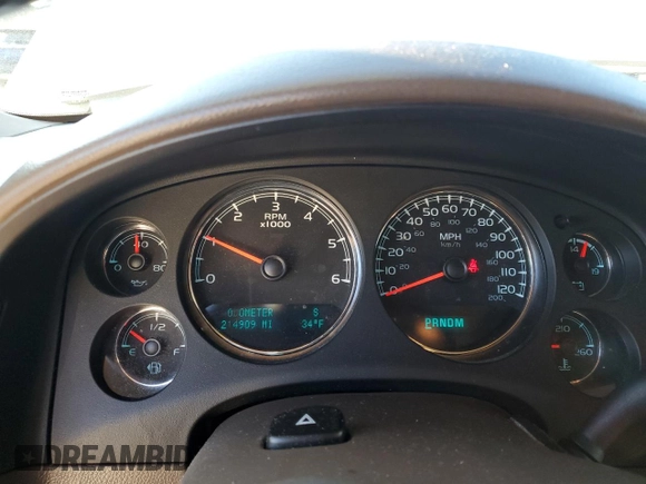 2013 Chevrolet Tahoe LS with VIN 1GNSCAE09DR340125, listed as a Copart auction lot 82894734 with 214,909 mi miles and Salvage title. Bid and sale history available at DreamBid. Image 9.