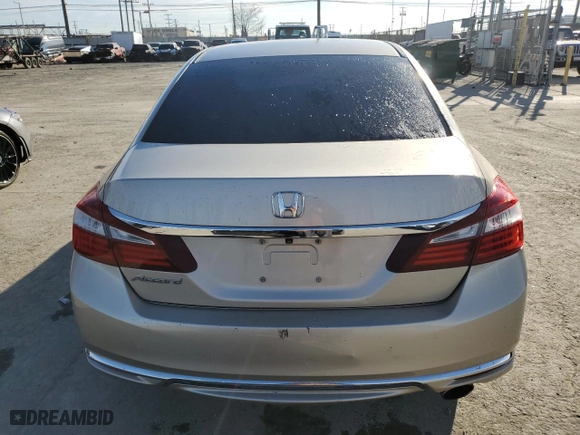 2016 Honda Accord Sedan LX with VIN 1HGCR2F34GA130448, listed as a Copart auction lot 47129635 with 108,386 mi miles and Salvage Title. Bid and sale history available at carsss.com. Image 6.