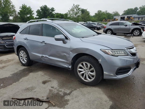 2016 Acura RDX Technology with VIN 5J8TB4H51GL010917, listed as a Copart auction lot 59498185 with 158,843 mi miles and Salvage title. Bid and sale history available at DreamBid. Image 4.