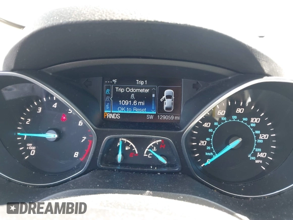 2014 Ford Escape SE with VIN 1FMCU0GX6EUA20379, listed as a IAAI auction lot 42082363 with 129,059 mi miles. Bid and sale history available at carsss.com. Image 7.