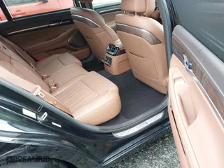 2022 Genesis G90 3.3T Premium with VIN KMTF34PA5NU096328, listed as a IAAI auction lot 41344972 with 6,923 mi miles. Bid and sale history available at carsss.com. Image 8.