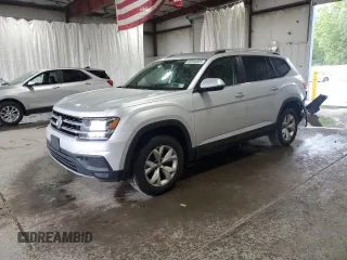 2018 Volkswagen Atlas S z VIN 1V2GR2CA2JC519277, wystawiony jako Copart lot #65946805 z przebiegiem 111 801 mil mil oraz Szkoda całkowita • Salvage title. Historia ofert i sprzedaży dostępna na DreamBid. Obrazek 1.