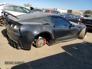 2016 Chevrolet Corvette Z06 3LZ with VIN 1G1YU2D68G5607187, listed as a Copart auction lot 76139184 with 97,218 mi miles and Salvage Title. Bid and sale history available at carsss.com. Image 3.