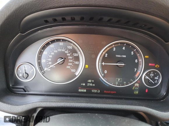2017 BMW X3 xDrive28i with VIN 5UXWX9C31H0W70912, listed as a Copart auction lot 48392275 with 69,908 mi miles and Salvage Title. Bid and sale history available at DreamBid. Image 9.