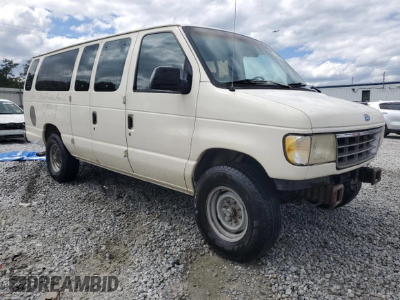 1992 Ford Econoline Wagon Super Custom z VIN 1FBJS31H3NHB08839, wystawiony jako Copart lot #55049275 z przebiegiem 158 054 mil mil oraz Szkody całkowita. Historia ofert i sprzedaży dostępna na DreamBid. Obrazek 4.