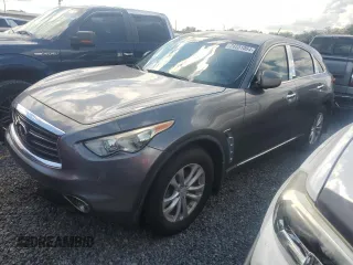 2013 Infiniti FX with VIN JN8CS1MU0DM141647, listed as a Copart auction lot 74251064 with Not Provided miles and Salvage Title. Bid and sale history available at DreamBid. Image 1.