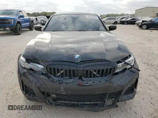 2020 BMW 3 Series M340i with VIN 3MW5U7J08L8B27832, listed as a Copart auction lot 76734584 with 0 mi miles and Salvage Title. Bid and sale history available at carsss.com. Image 5.