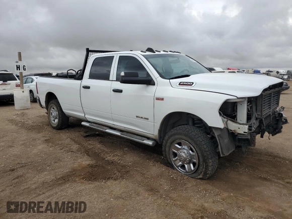 2021 Ram 2500 Tradesman with VIN 3C6UR5HJ9MG677915, listed as a Copart auction lot 68698014 with 63,746 mi miles and Salvage Title. Bid and sale history available at carsss.com. Image 4.