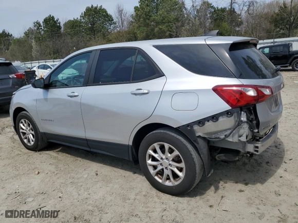 2020 Chevrolet Equinox LS with VIN 3GNAXSEV9LS649123, listed as a Copart auction lot 50323085 with 89,494 mi miles and Salvage Title. Bid and sale history available at carsss.com. Image 2.