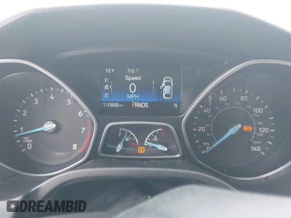 2017 Ford Focus Titanium with VIN 1FADP3N25HL272276, listed as a IAAI auction lot 41630327 with 110,899 mi miles and . Bid and sale history available at DreamBid. Image 7.