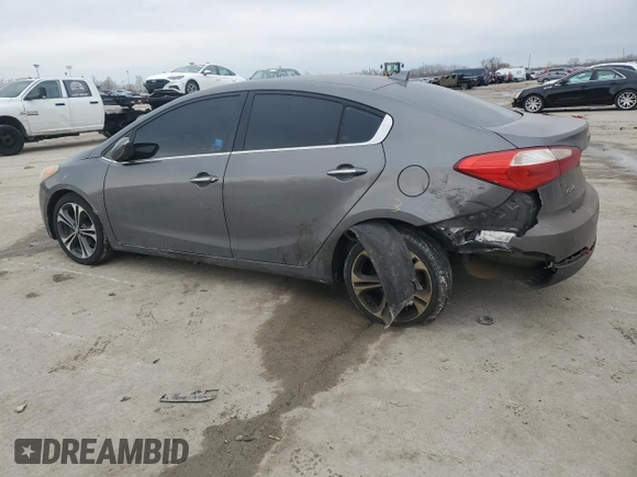2014 Kia Forte EX with VIN KNAFZ4A81E5078791, listed as a Copart auction lot 46896975 with 148,551 mi miles and Salvage Title. Bid and sale history available at carsss.com. Image 2.