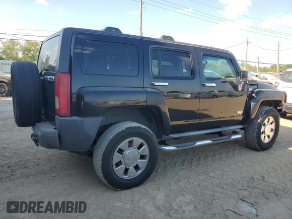 2007 Hummer H3 SUV with VIN 5GTDN13E778104702, listed as a Copart auction lot 72533514 with 250,312 mi miles and Salvage Title. Bid and sale history available at carsss.com. Image 3.
