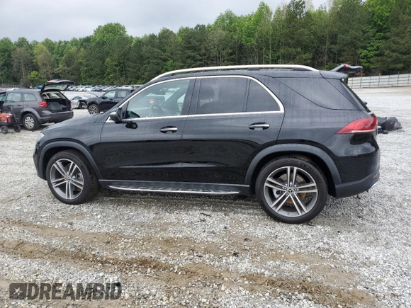 2020 Mercedes-Benz GLE 450 with VIN 4JGFB5KE5LA021446, listed as a Copart auction lot 56061505 with 112,531 mi miles and Salvage title. Bid and sale history available at DreamBid. Image 2.