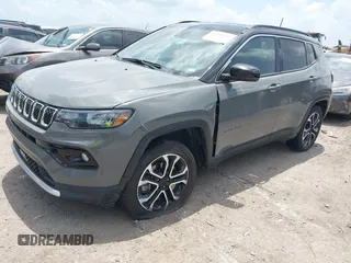 2023 Jeep Compass Limited с VIN 3C4NJDCN4PT523228, выставлен на аукционе IAAI как лот 42555447 с пробегом 57 684 миль миль и . История ставок и продаж доступна на DreamBid. Изображение 18.