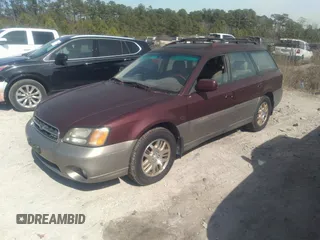 2001 Subaru Legacy Outback L.L. Bean z VIN 4S3BH806X17654226, wystawiony jako IAAI lot #41663237 z przebiegiem 192 339 mil mil oraz . Historia ofert i sprzedaży dostępna na DreamBid. Obrazek 2.