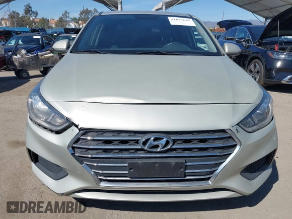 2019 Hyundai Accent SE with VIN 3KPC24A37KE087123, listed as a IAAI auction lot 41837687 with 99,443 mi miles. Bid and sale history available at carsss.com. Image 12.