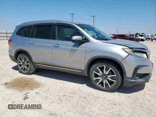 2019 Honda Pilot Elite with VIN 5FNYF6H09KB057259, listed as a Copart auction lot 56770835 with 74,492 mi miles and Salvage title. Bid and sale history available at DreamBid. Image 4.