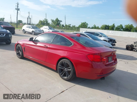2015 BMW 4 Series 428i with VIN WBA3N7C59FK222397, listed as a IAAI auction lot 42619107 with 79,059 mi miles and . Bid and sale history available at DreamBid. Image 3.