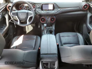 2019 Chevrolet Blazer RS with VIN 3GNKBJRS0KS690462, listed as a Copart auction lot 55129925 with 68,743 mi miles and Salvage title. Bid and sale history available at DreamBid. Image 8.