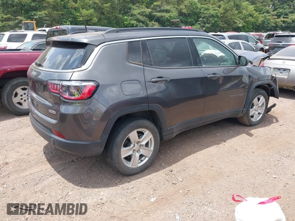 2022 Jeep Compass Latitude с VIN 3C4NJDBB3NT147304, выставлен на аукционе IAAI как лот 42420712 с пробегом 44 768 миль миль и . История ставок и продаж доступна на DreamBid. Изображение 4.
