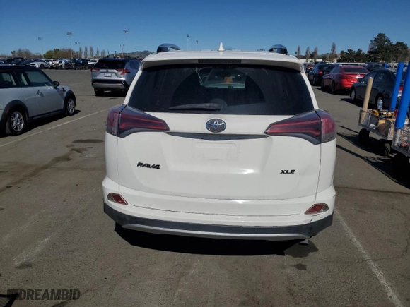 2016 Toyota RAV4 XLE with VIN JTMWFREVXGJ086018, listed as a Copart auction lot 48381125 with 107,353 mi miles and Salvage Title. Bid and sale history available at carsss.com. Image 6.