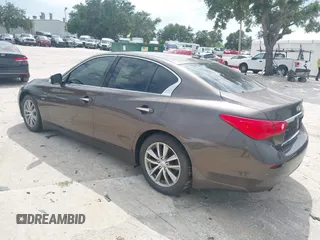 2017 Infiniti Q50 Premium with VIN JN1EV7AP6HM742504, listed as a IAAI auction lot 42625916 with 56,913 mi miles and . Bid and sale history available at DreamBid. Image 3.
