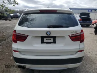 2013 BMW X3 xDrive28i with VIN 5UXWX9C59D0A13581, listed as a Copart auction lot 52074475 with Not Provided miles and Salvage Title. Bid and sale history available at DreamBid. Image 6.
