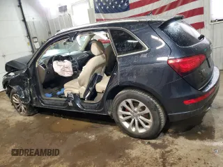 2015 Audi Q5 Premium with VIN WA1CFAFP2FA104315, listed as a Copart auction lot 51777475 with Not provided miles and Salvage title. Bid and sale history available at DreamBid. Image 2.