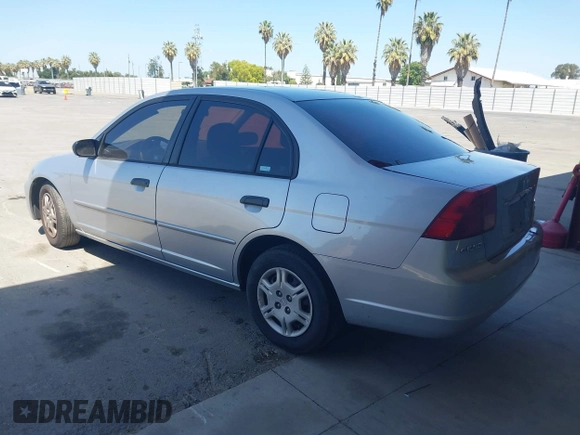 2001 Honda Civic LX with VIN 2HGES15541H585531, listed as a IAAI auction lot 42084501 with 229,328 mi miles. Bid and sale history available at carsss.com. Image 3.